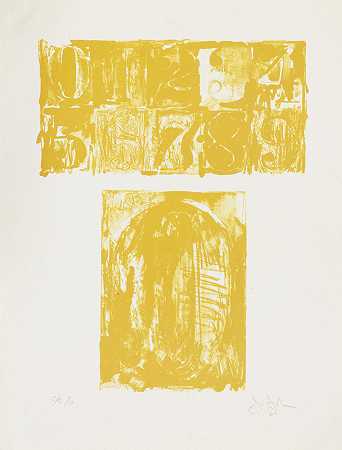 Jasper Johns的“0-9 0”