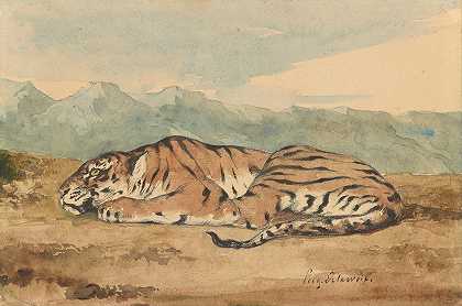 欧仁·德拉克罗瓦的《皇家老虎》