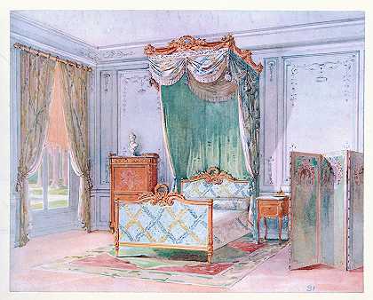 “路易十六的卧室，漆成灰色……”乔治·雷蒙