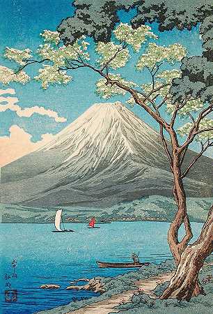 《山中湖的富士山》作者：高桥浩