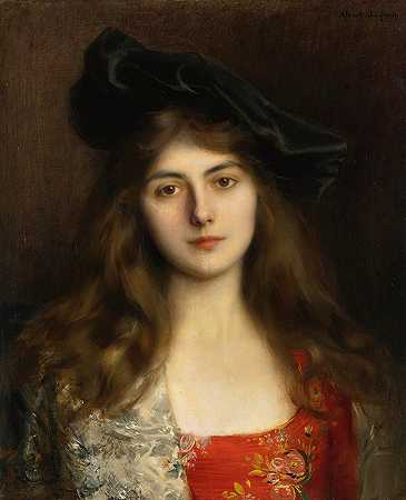 阿尔伯特·林奇的《年轻女人的肖像》