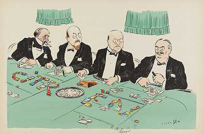 “乔治·古尔萨特在赌场的四个角色（SEM）