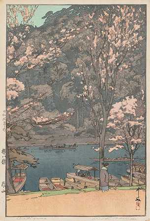 吉田弘的《樱花八景·荒山》