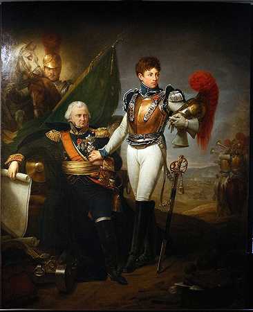 安托万·让·格罗斯（Antoine Jean Gros）在鲍罗丁战役（7-9-1812）前夕，拉里博伊西埃将军向他的儿子告别
