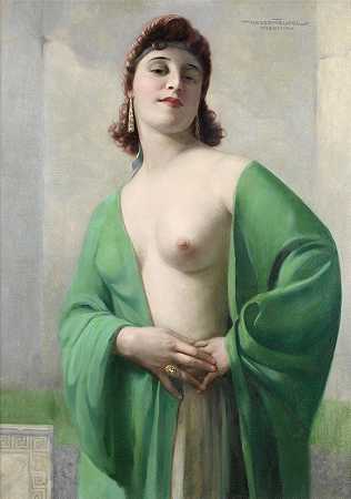 汉斯·哈森特费尔的《红发女士肖像》
