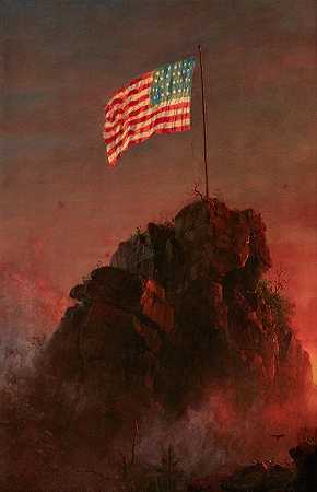 弗雷德里克·埃德温·丘奇的《我们的旗帜》