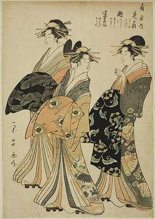 《大宫的宫廷花木、Segawa和Miyahito》作者：Chokosai Eisho