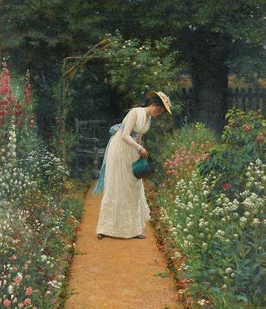 埃德蒙·布莱尔·莱顿的《我的夫人花园》