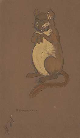 《睡鼠》（1915年《爱丽丝梦游仙境》服装设计）