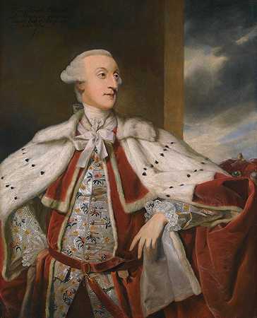 “托马斯·布鲁斯·布鲁登内尔的肖像——布鲁斯，后来的第一代艾尔斯伯里伯爵，约书亚·雷诺兹爵士