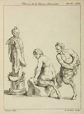 彼得·保罗·鲁本斯（Peter Paul Rubens）的《两个色狼，一个色狼的头像》