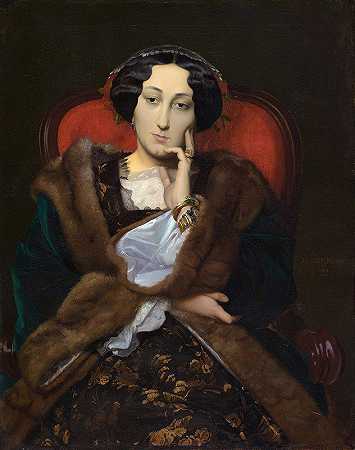 让·莱昂·杰罗姆的《女人的肖像》