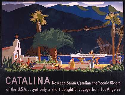 “卡塔琳娜现在看看圣卡塔琳纳，美国风景秀丽的里维埃拉……然而，奥蒂斯·谢泼德从洛杉矶出发只进行了短暂而愉快的航行