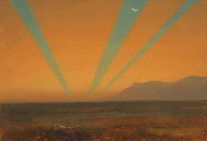 弗雷德里克·埃德温·丘奇的《日落风景》