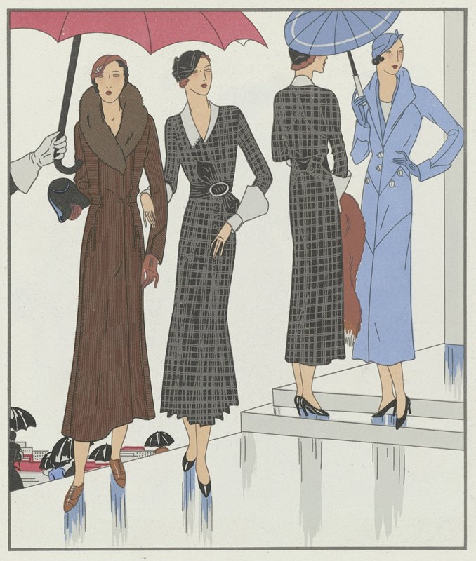 “艺术品味-美，女性优雅系列，1931年11月，第135期，12年级，第17页者