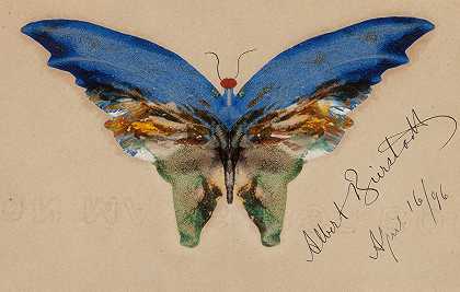阿尔伯特·比尔斯塔特的《蓝色蝴蝶》