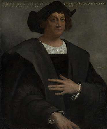 塞巴斯蒂亚诺·德尔·皮翁博《一个人的肖像，据说是克里斯托弗·哥伦布（生于1446年，死于1506年）》