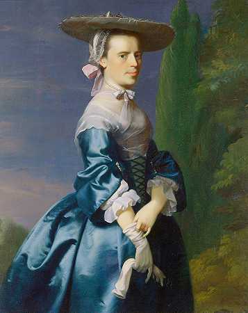 莎拉·艾伦的肖像，出生于萨金特，约翰·辛格尔顿·科普利