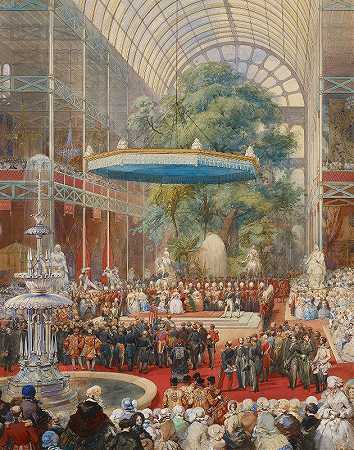 “大展览开幕，1851年5月1日，尤金·拉米