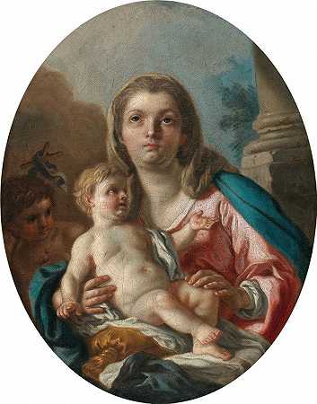 弗朗西斯科·德·穆拉（Francesco de Mura）的《圣母与圣婴圣约翰》