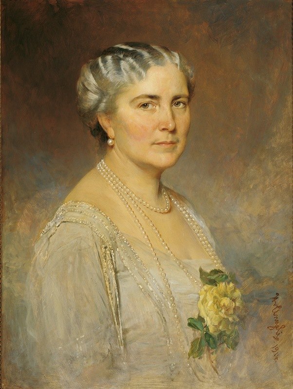 海因里希·冯·安杰利的《兰科伦斯卡伯爵夫人玛格丽特》