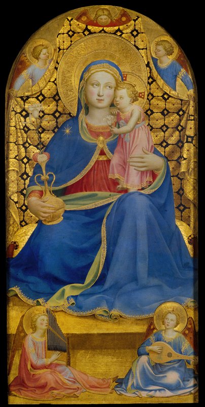 《谦卑的圣母》（Fra Angelico）
