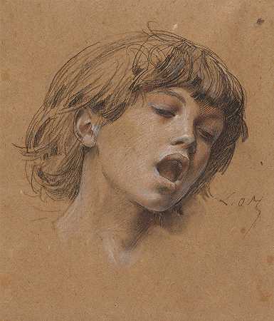 吕克·奥利维耶·默森的《男孩歌唱（音乐学习）之首》