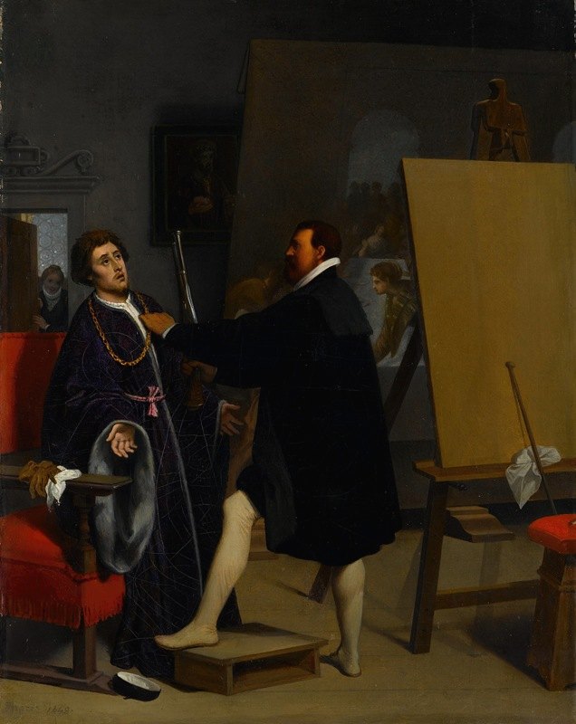 Aretino in the Studio of Tintoretto-