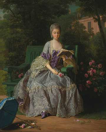 “让-巴蒂斯特·夏彭蒂埃（Jean-Baptiste Charpentier）创作的萨沃伊公主玛丽·特雷莎·路易丝（Marie Thérèse Louise）肖像