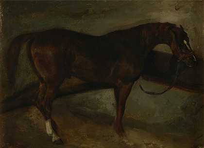 Théodore Géricault的《棕色马》