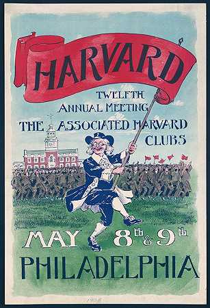 “哈佛，第十二届年会，联合哈佛俱乐部。5月8日和9日，费城，J.Harleston Parker