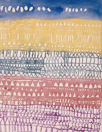 Paul Klee的《老城（概览）》