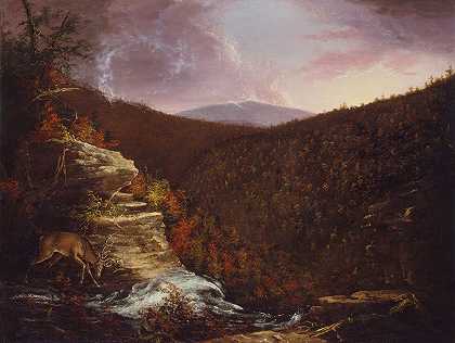 托马斯·科尔（Thomas Cole）的《从Kaaterskill瀑布之巅》