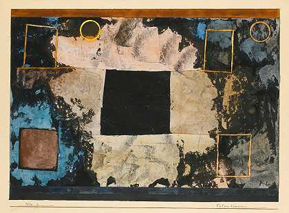 Paul Klee的《岩石切割室（岩石切割室）》