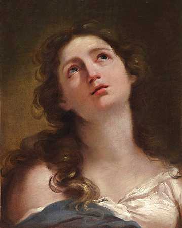 Gaetano Gandolfi的《年轻女人的头像》