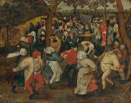 《户外婚礼盛宴》作者：Pieter Brueghel The Younger