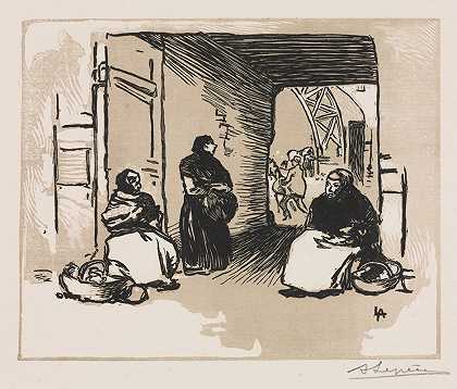 Auguste Louis Lepère的《面包卖家》