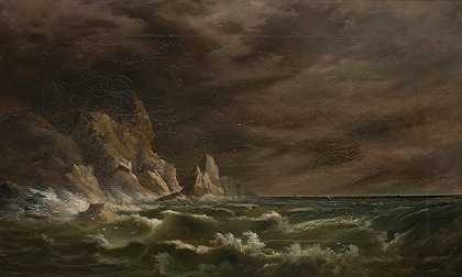 罗伯特·S·邓肯森《爱尔兰海岸的风暴》
