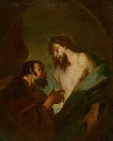 弗朗茨·安东·莫尔贝施的《基督与怀疑的托马斯》