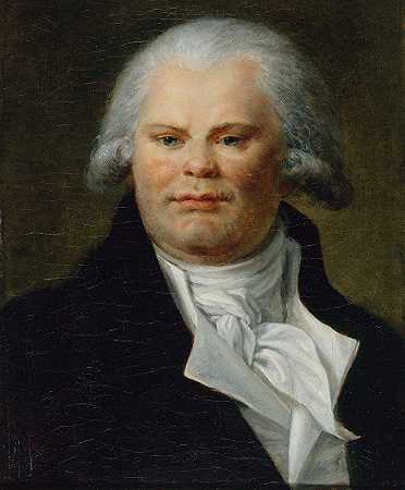 乔治·丹顿肖像（1759-1794），演说家和政治家，康斯坦斯·玛丽·沙彭蒂埃
