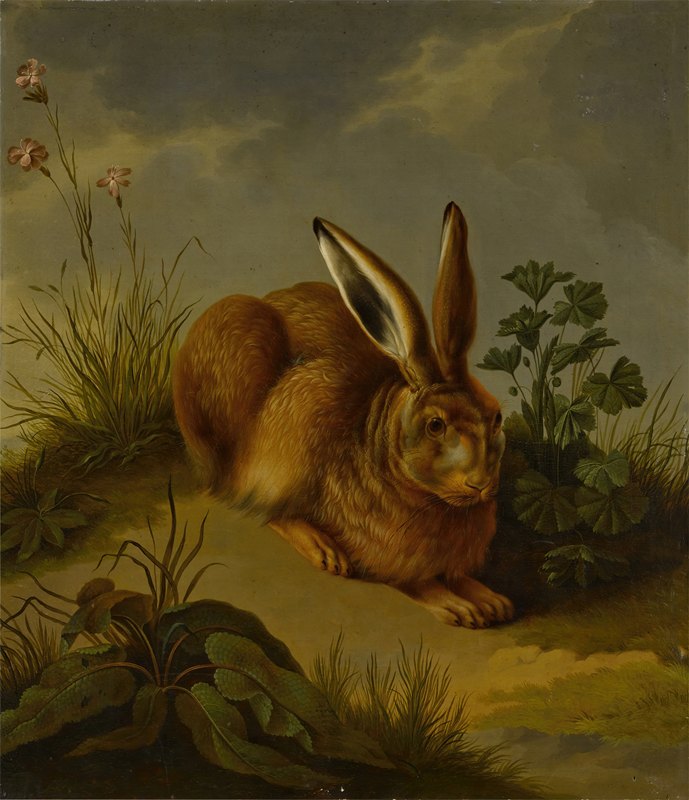德国学校的《草木间的野兔》