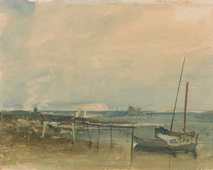 约瑟夫·马洛德·威廉·透纳（Joseph Mallord William Turner）的《海岸白崖与岸边小船》