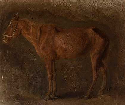 Jozef Chelmonski的《马的研究》