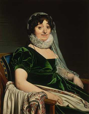 让·奥古斯特·多米尼克·安格斯的《图尔农伯爵夫人肖像》