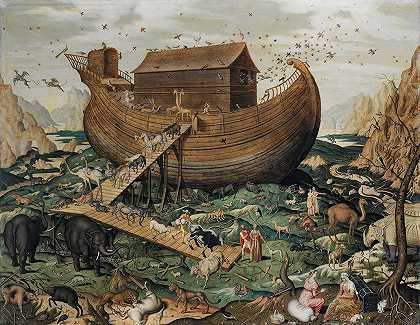 西蒙·德·迈尔的《阿拉拉特山上的诺亚方舟》