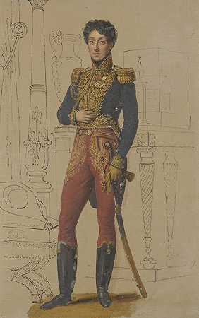 亚历山大·让·杜波依斯·德拉霍内的《绅士肖像》