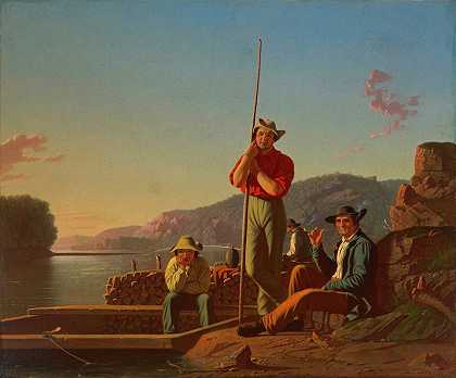 乔治·凯勒·宾厄姆的《木船》