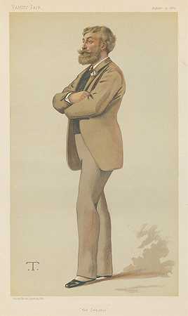 《政客-名利场-参议员》，西里尔·弗洛尔先生，1882年8月19日，作者：Théobald Chartran