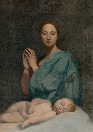 让·奥古斯特·多米尼克·安格斯的《圣母与睡着的婴儿耶稣》