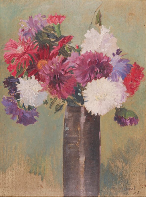 Reinhold Völkel的《花瓶里的花》
